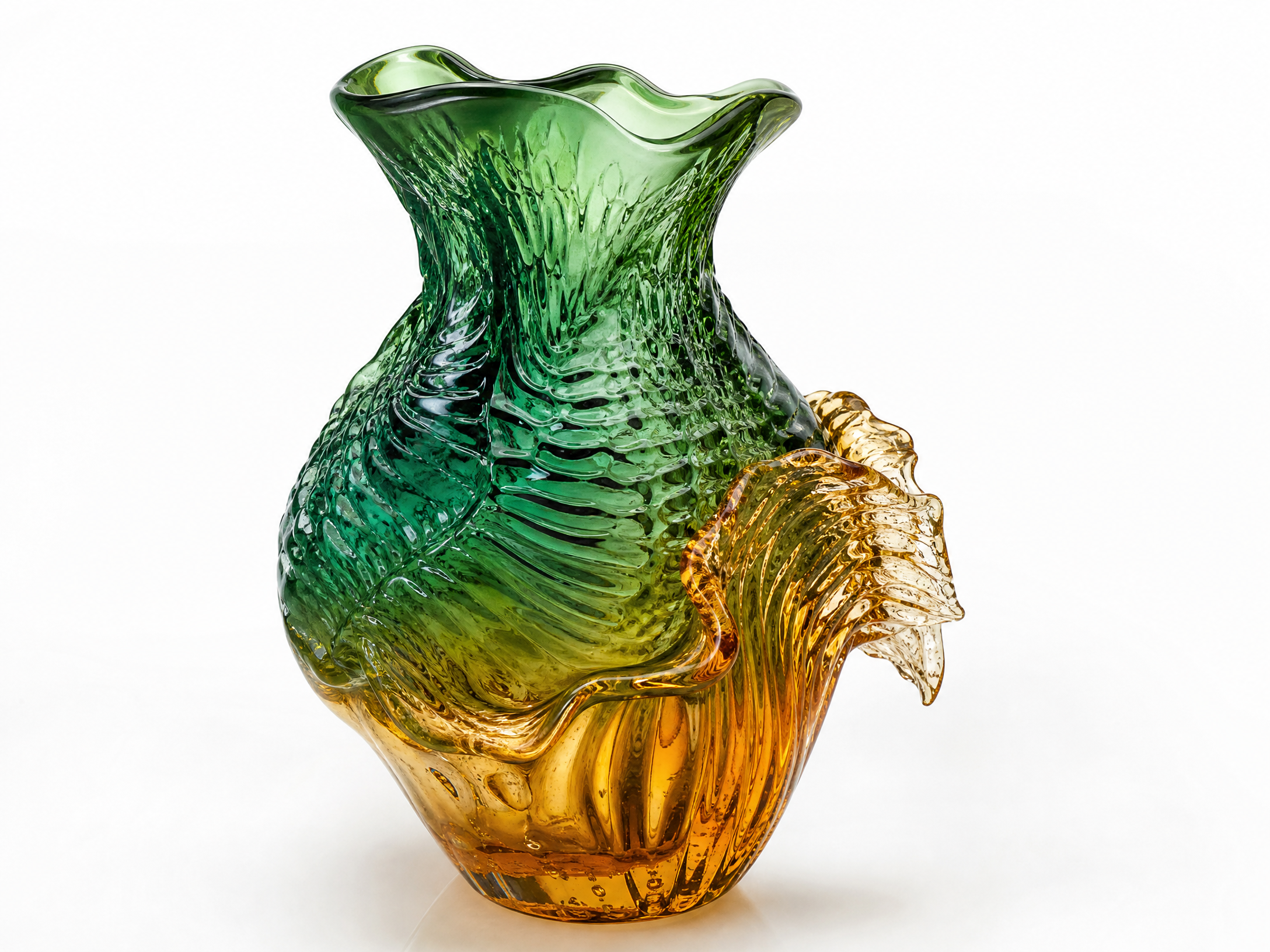 Künstlerische Kristallvase Modell 1