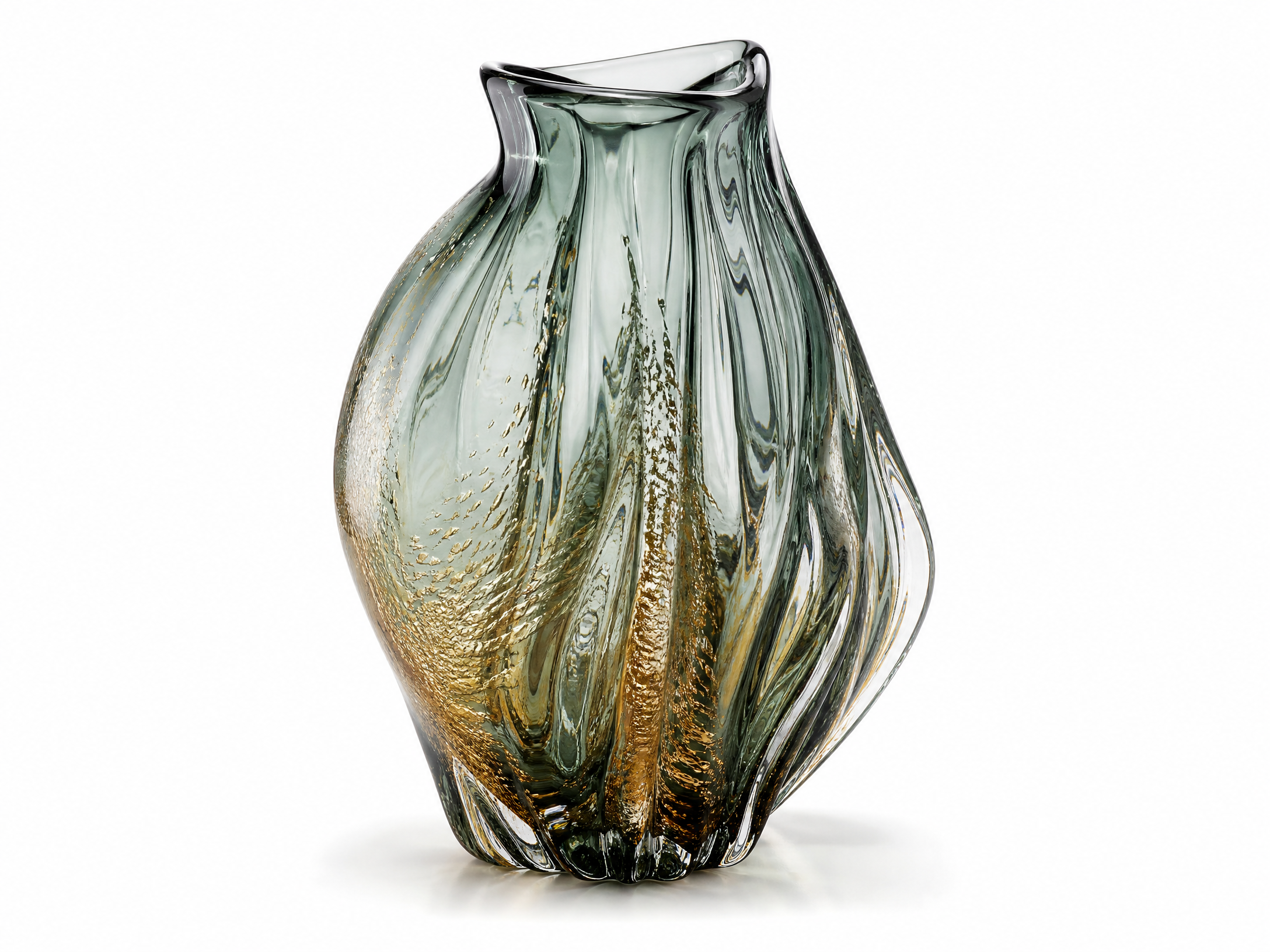 Künstlerische Kristallvase Modell 2