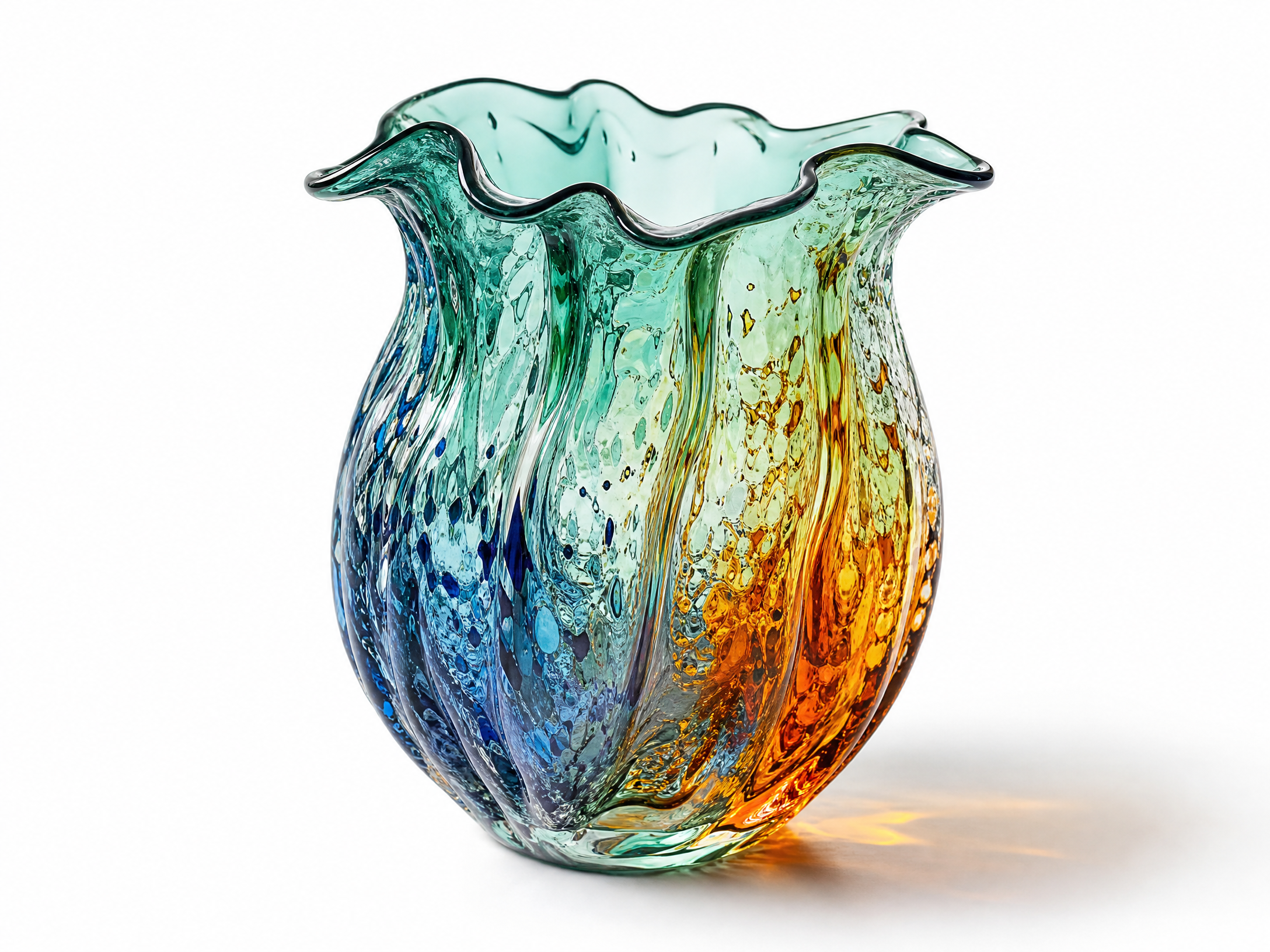 Künstlerische Kristallvase Modell 4