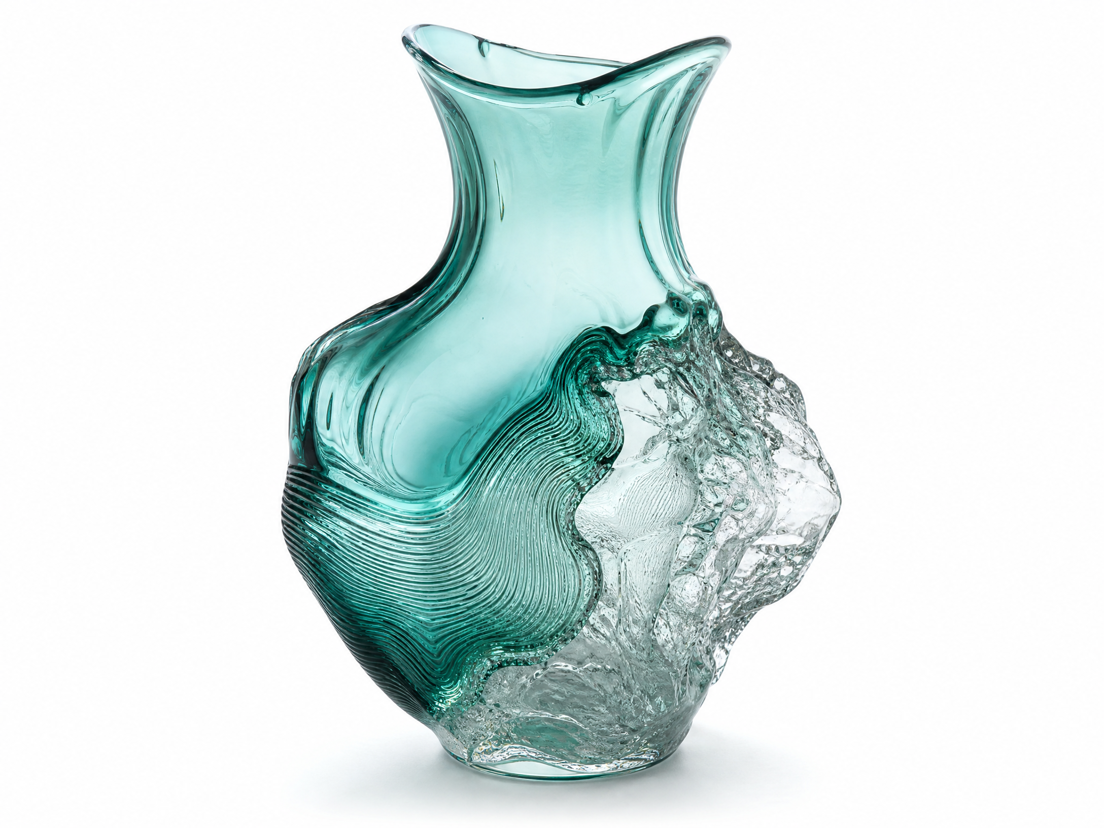 Künstlerische Kristallvase Modell 5