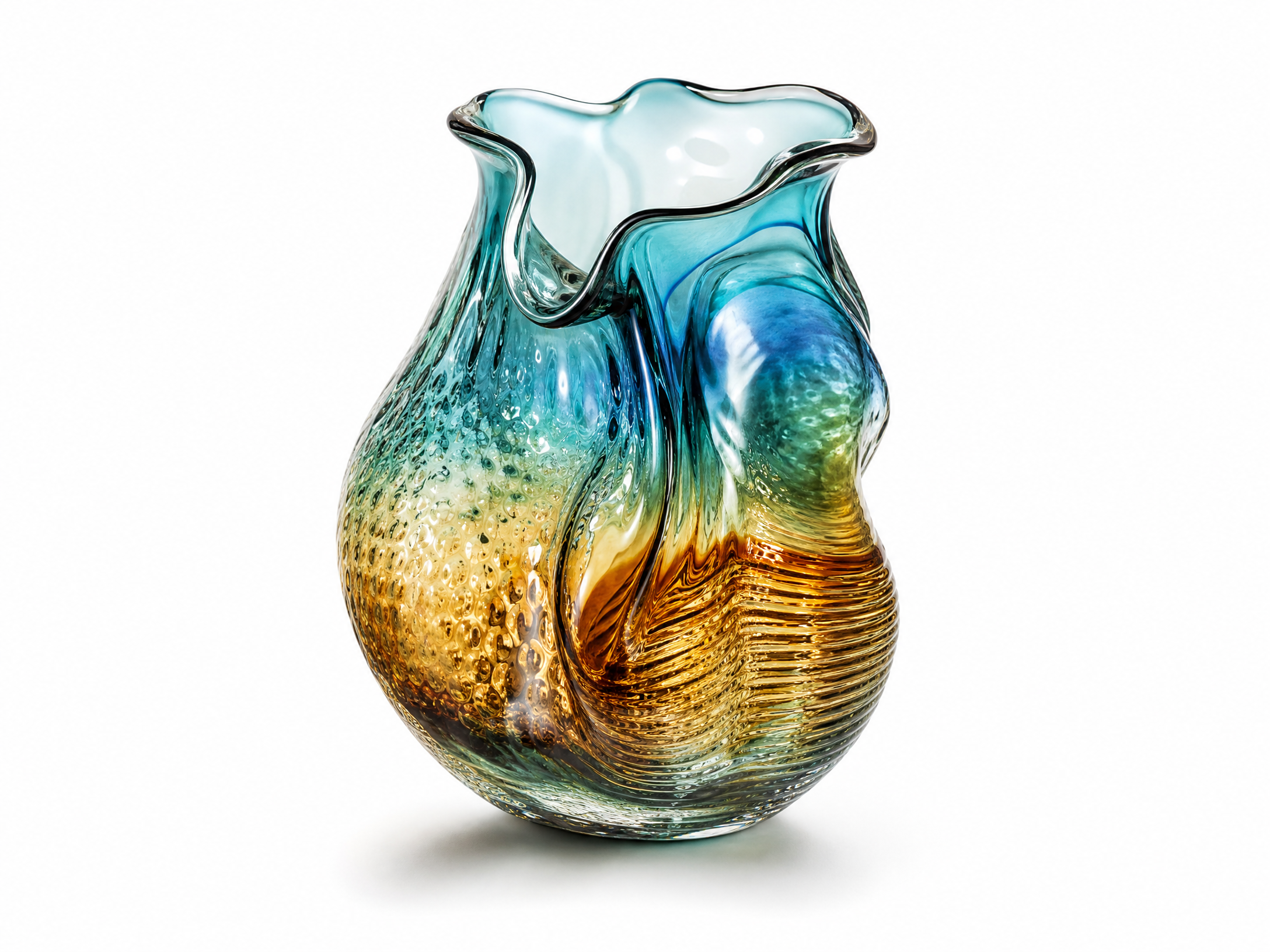 Künstlerische Kristallvase Modell 6